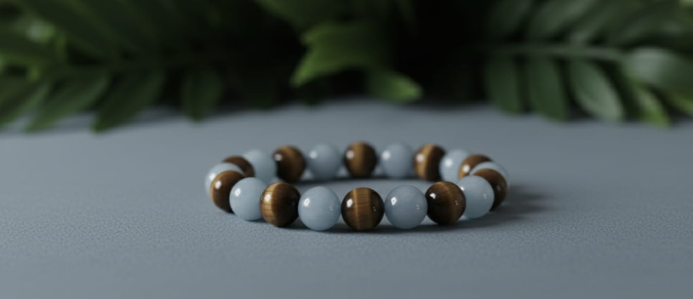 Blue Aventurine + Tiger eye